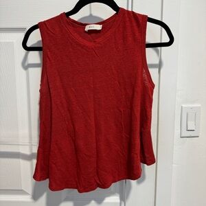 EUC ALC asymmetrical crop tank top Sz S